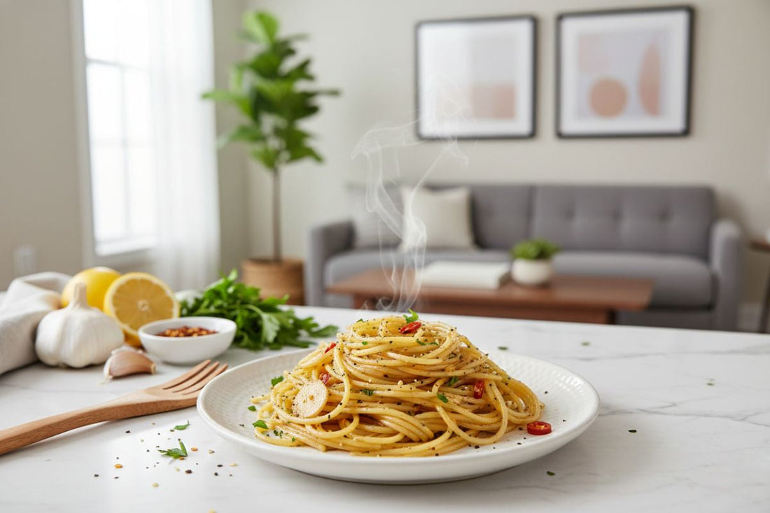 Garlic and Chilli Spaghetti