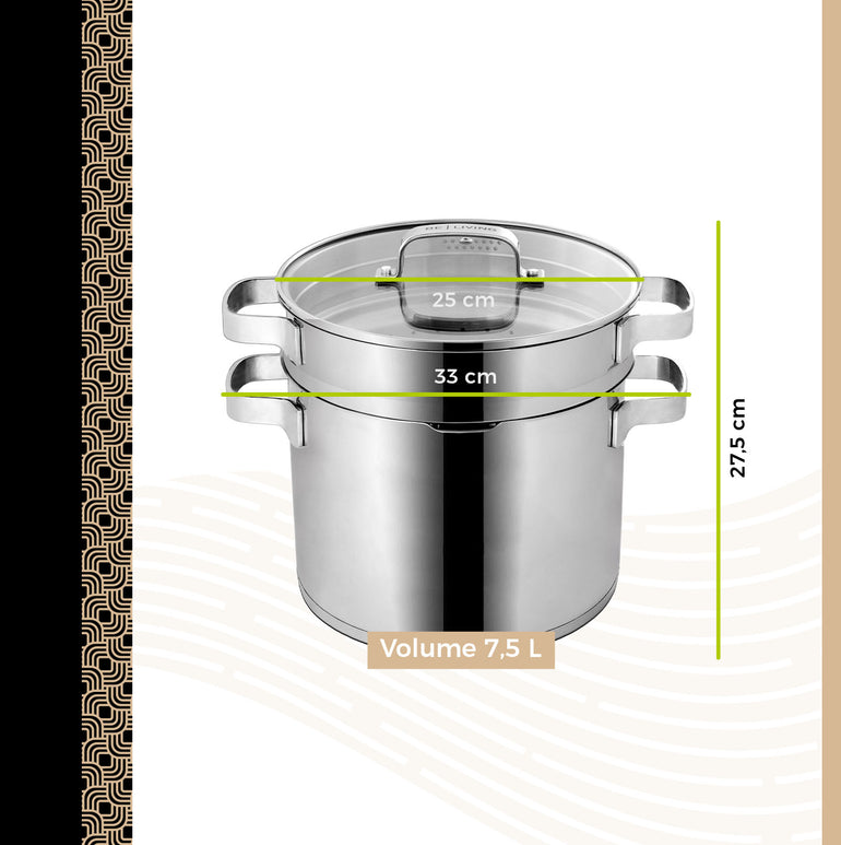 ecomposer-3Pcs Pasta Pan 
