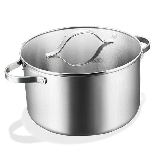 BE | LIVING Garnek do gotowania z serii Living Essential 26 cm (potrójnie ze stali nierdzewnej)