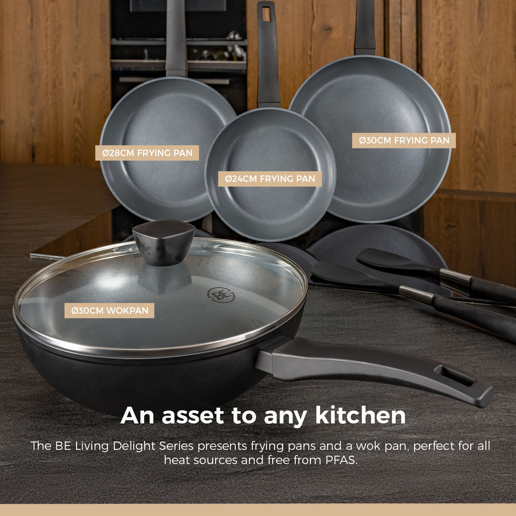 ecomposer-3pcs Frying Pan Set