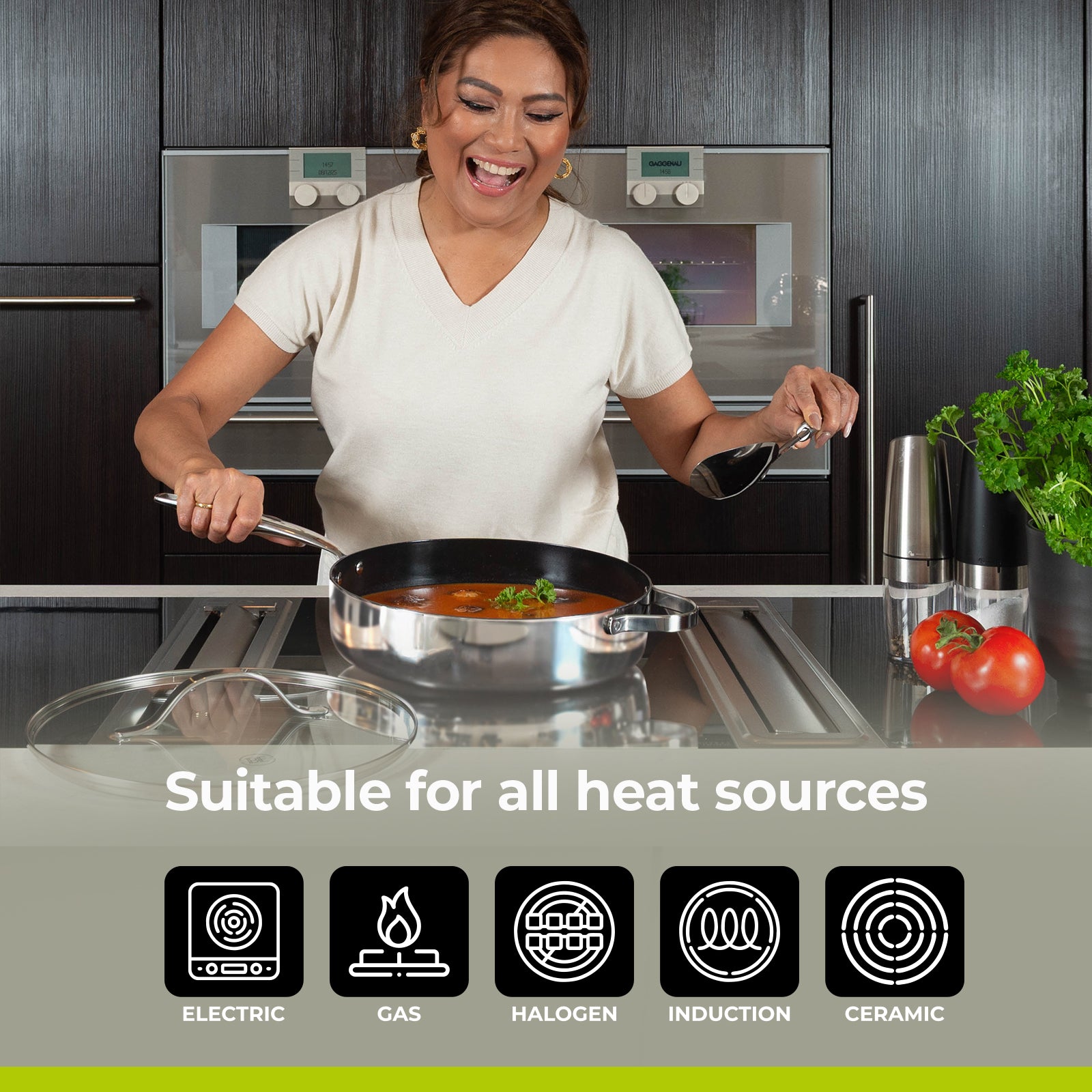 ecomposer-Sauté Pan with Lid