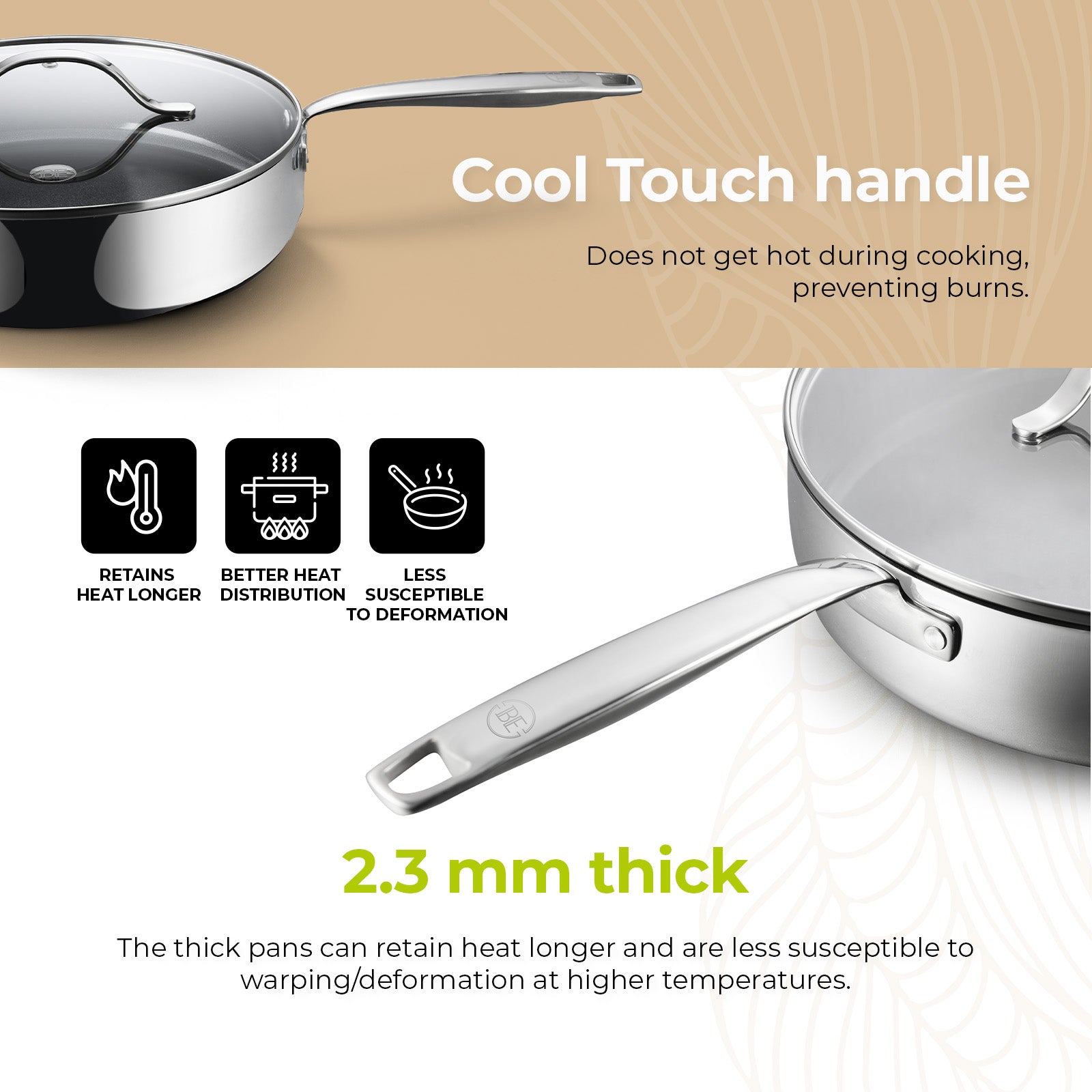 ecomposer-Sauté Pan with Lid