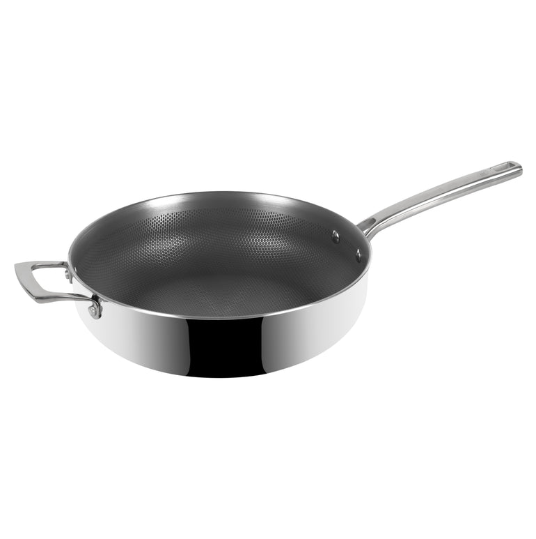 BE | LIVING Eon Series Sauté Pan with Lid 5 qt / 11 in / 28 cm (Titanium)
