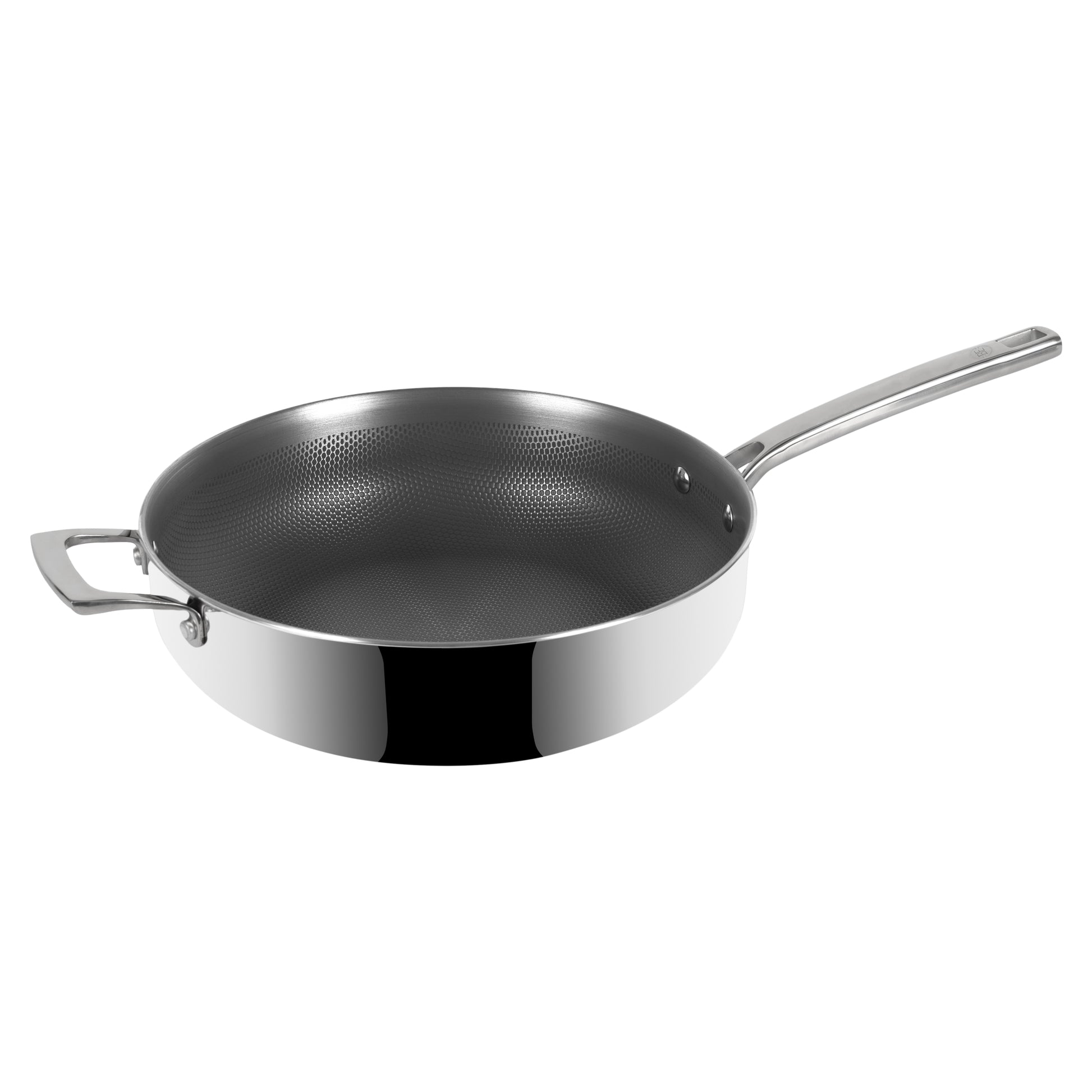 BE | LIVING Eon Series Sauté Pan with Lid 5 qt / 11 in / 28 cm (Titanium)